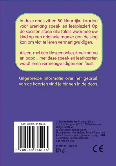 IK OEFEN DE TAFELS VAN VERMENIGVULDIGING 7-8 JAAR