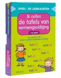 IK OEFEN DE TAFELS VAN VERMENIGVULDIGING 7-8 JAAR