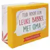 TIJD VOOR EEN LEUKE BABBEL MET OMA PRAATKAARTEN