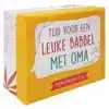 TIJD VOOR EEN LEUKE BABBEL MET OMA PRAATKAARTEN