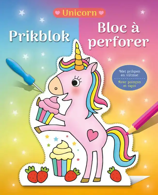 PRIKBLOK UNICORN / BLOC A PERFORER UNICORN