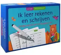 OEFENKAARTEN MET UITWISBARE STIFT - IK LEER REKENEN EN SCHRI