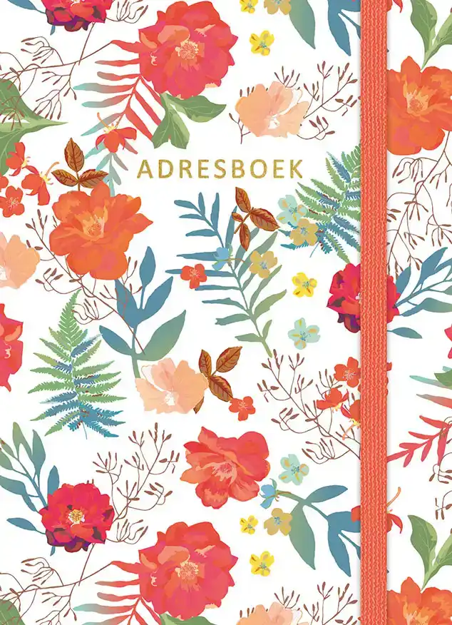 ADRESBOEK (KLEIN) - FLOWERS