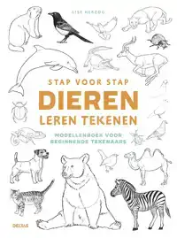 STAP VOOR STAP DIEREN LEREN TEKENEN