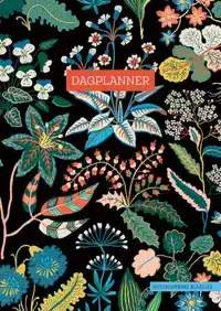 DAGPLANNER - FLORAL BLACK