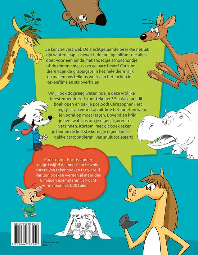 DIEREN TEKENEN IN CARTOONSTIJL
