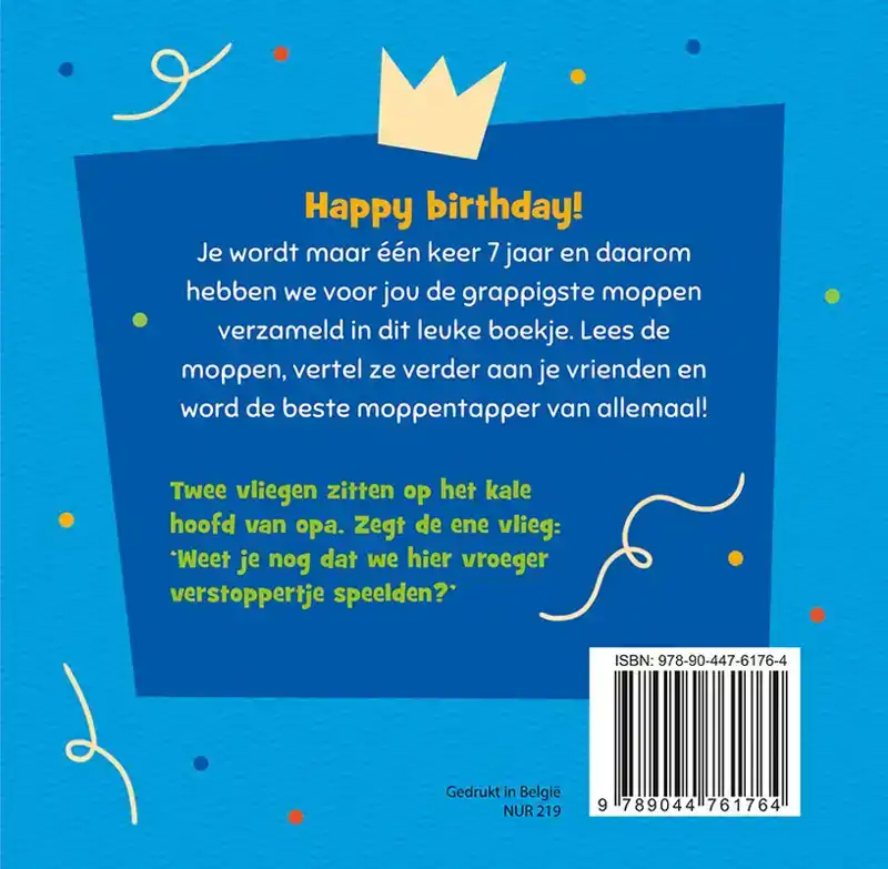 HOERA, 7 JAAR! MOPPENBOEK