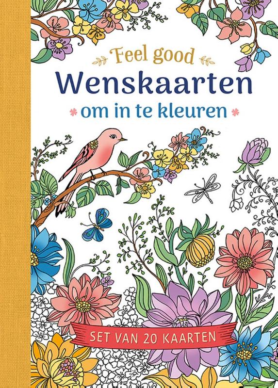 WENSKAARTEN OM IN TE KLEUREN - FEEL GOOD