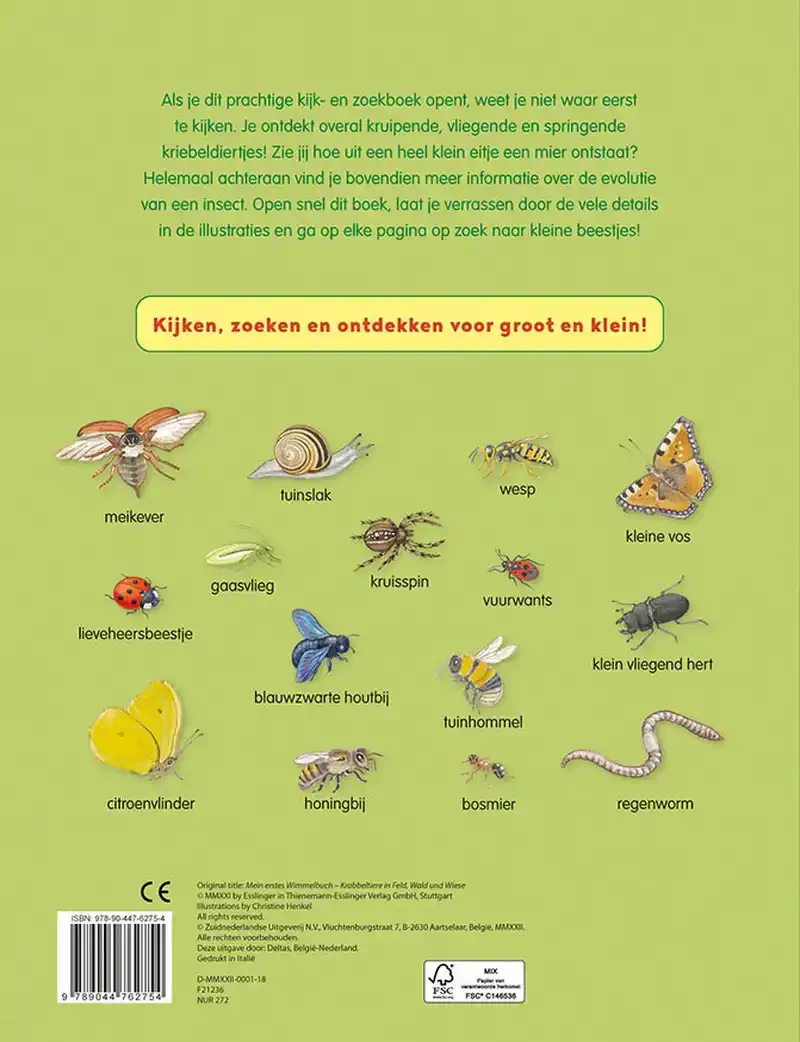 KIJK- EN ZOEKBOEK - KRIEBELDIERTJES