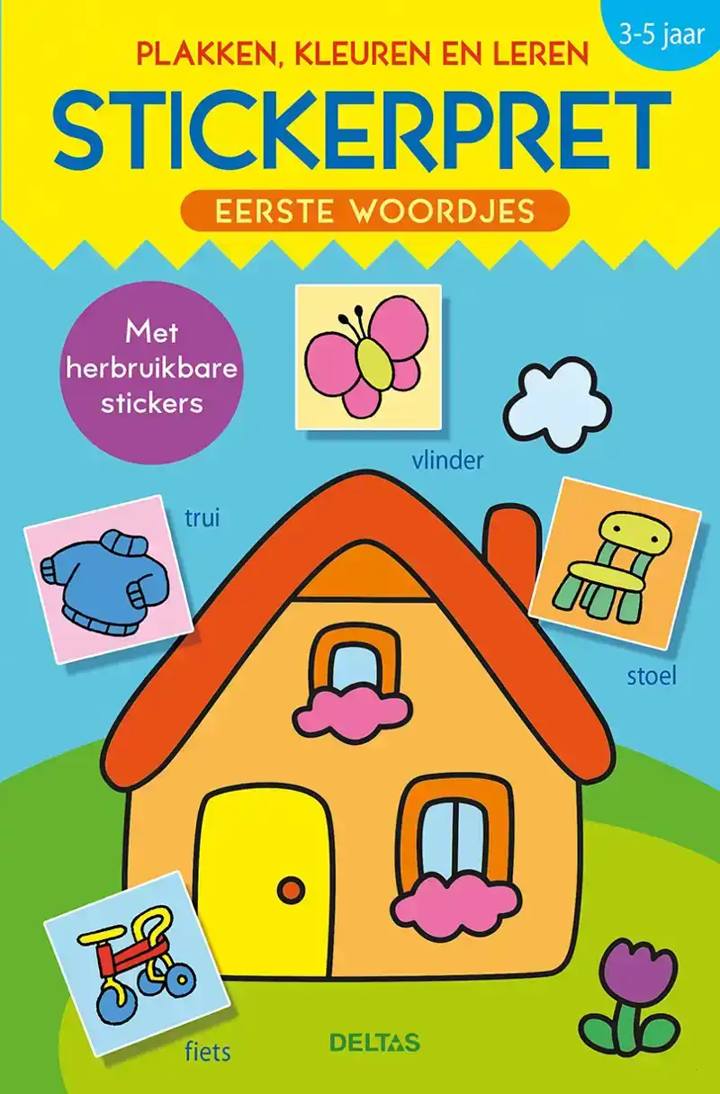 STICKERPRET - EERSTE WOORDJES (3-5 J.)
