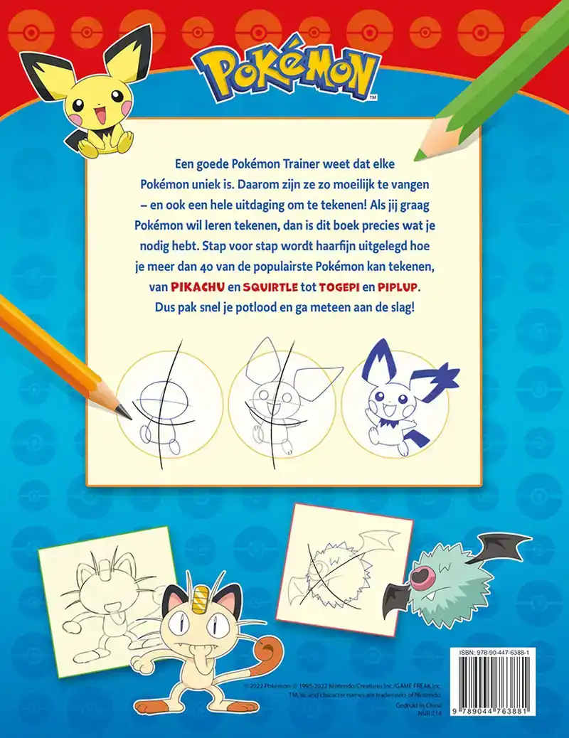 POKEMON - STAP VOOR STAP LEREN TEKENEN