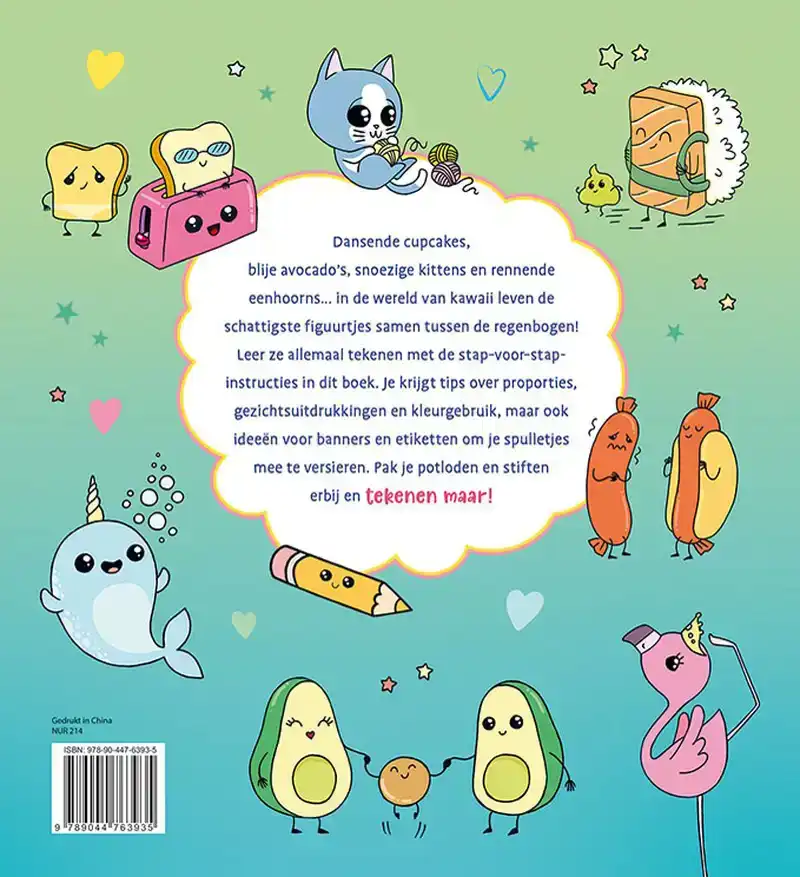 STAP VOOR STAP KAWAII LEREN TEKENEN