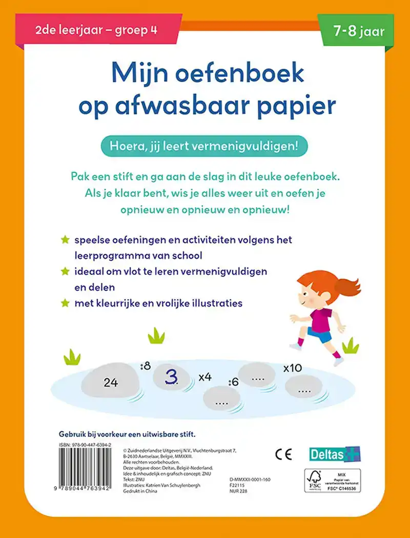 MIJN OEFENBOEK OP AFWASBAAR PAPIER