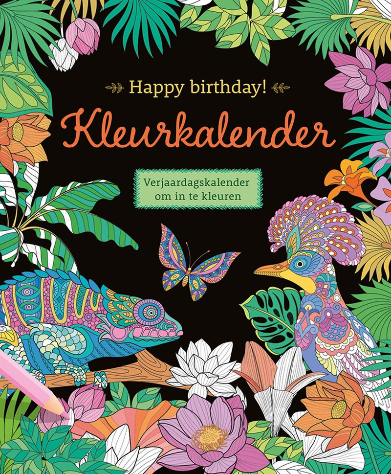 HAPPY BIRTHDAY! KLEURKALENDER