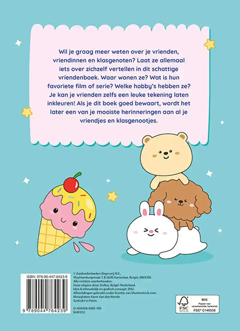 IK HOU VAN KAWAII VRIENDENBOEK