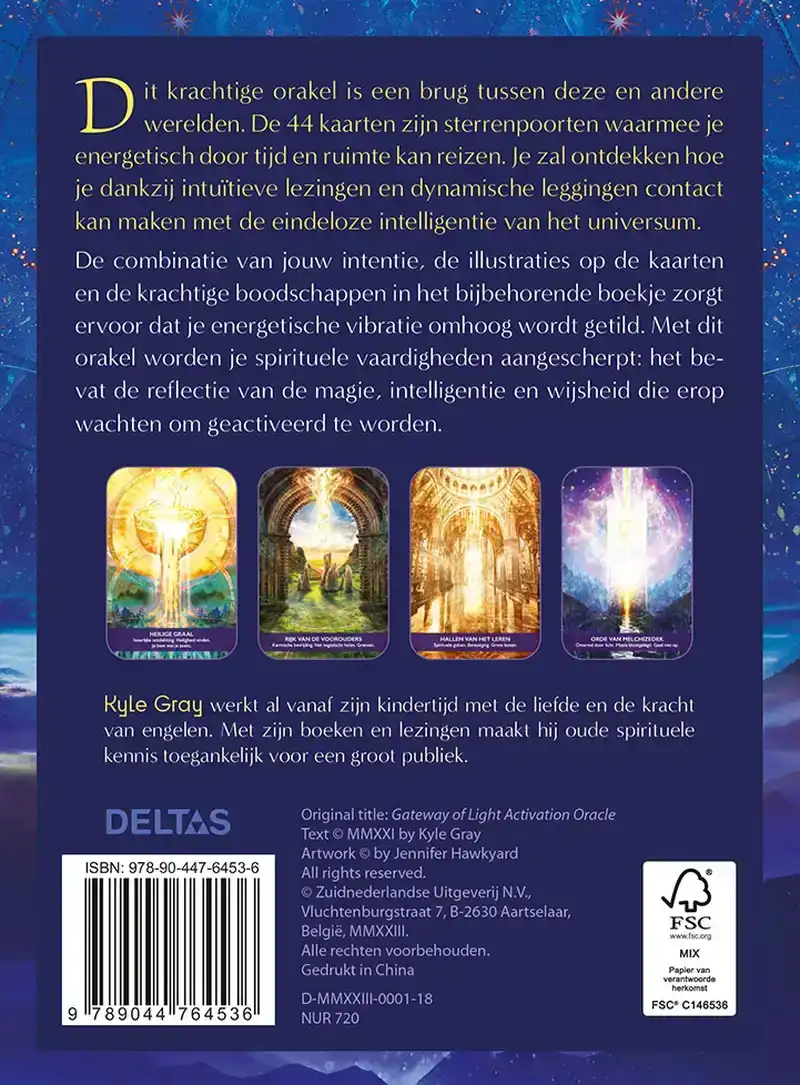 DE POORTEN NAAR HET LICHT - BOEK EN ORAKELKAARTEN