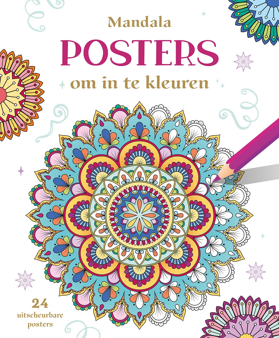 MANDALA POSTERS OM IN TE KLEUREN