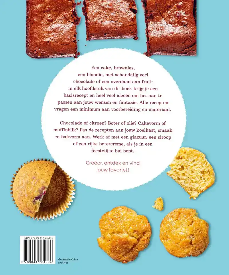 LEKKER ZELFGEBAKKEN CAKES, MUFFINS & BROWNIES