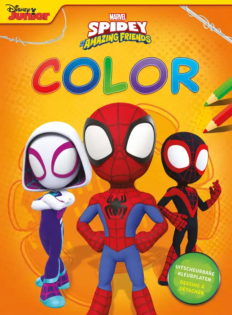 MARVEL SPIDEY AND HIS AMAZING FRIENDS COLOR KLEURBLOK