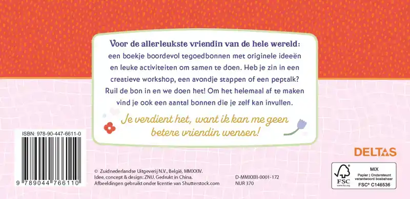 VOOR DE LEUKSTE VRIENDIN 25 TEGOEDBONNEN