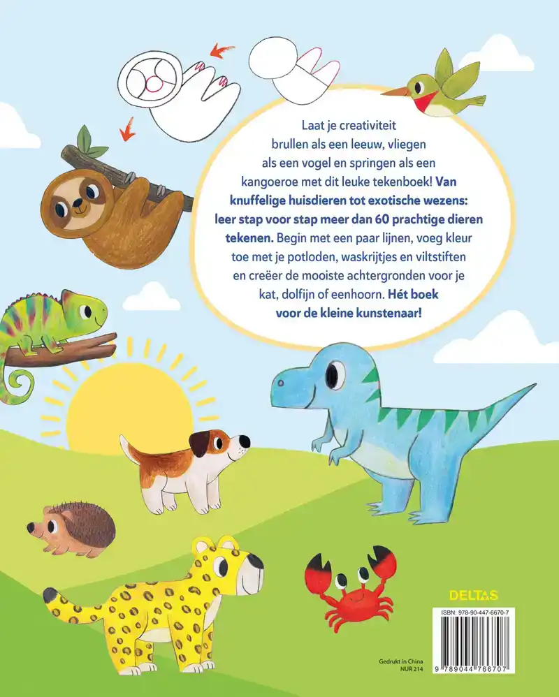 STAP VOOR STAP DIEREN TEKENEN