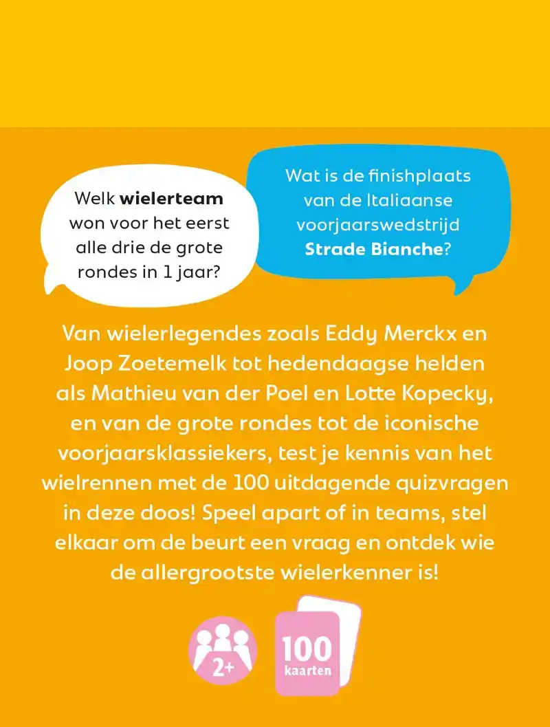 LET'S QUIZ! - WIELRENNEN