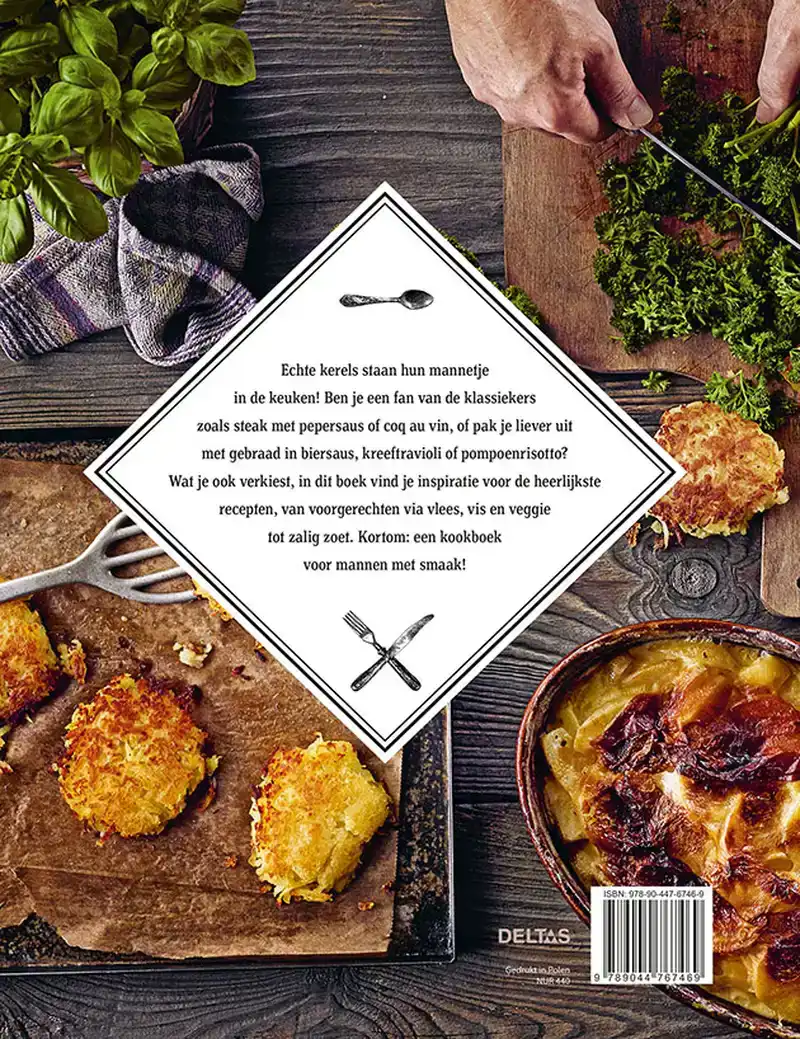 HET ENIGE ECHTE MANNENKOOKBOEK