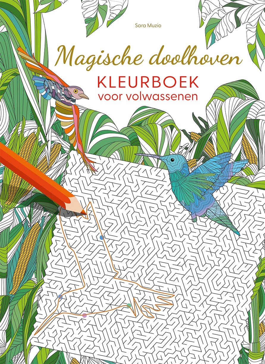 MAGISCHE DOOLHOVEN - KLEURBOEK VOOR VOLWASSENEN