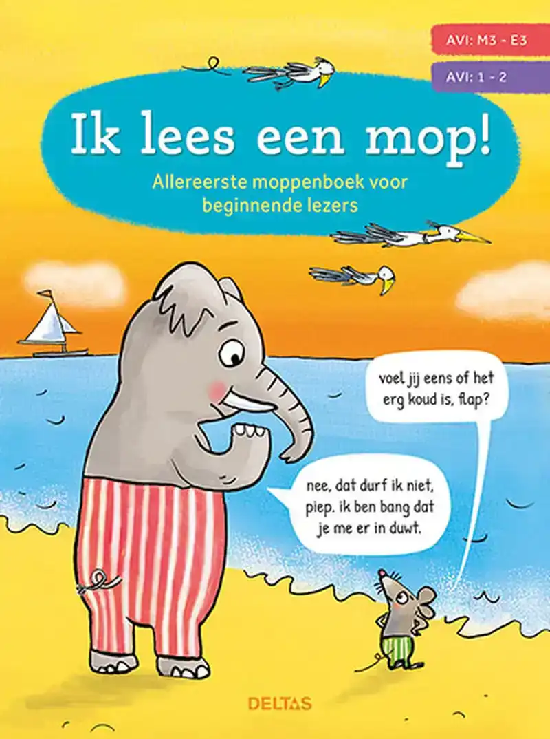 IK LEES EEN MOP!