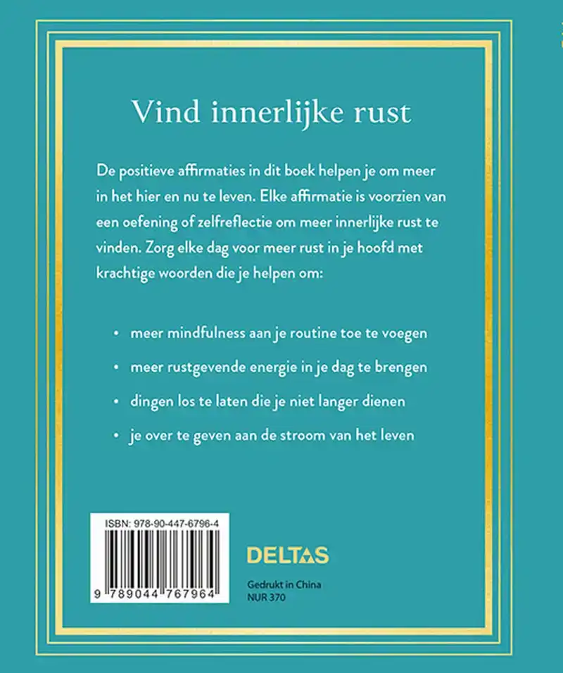 EEN MOMENT VAN RUST