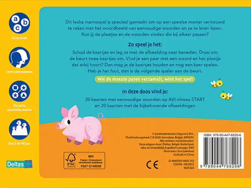 IK LEER LEZEN! MEMO-SPEL