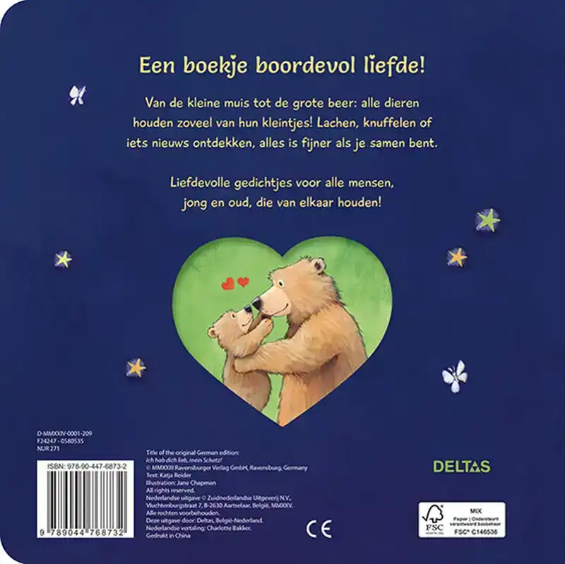 LIEFSTE SCHAT, IK HOU VAN JOU!