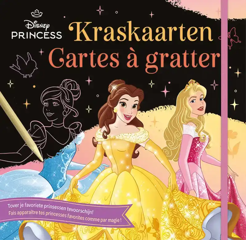 DISNEY PRINCESS KRASKAARTEN / DISNEY PRINCESS CARTES A GRATT