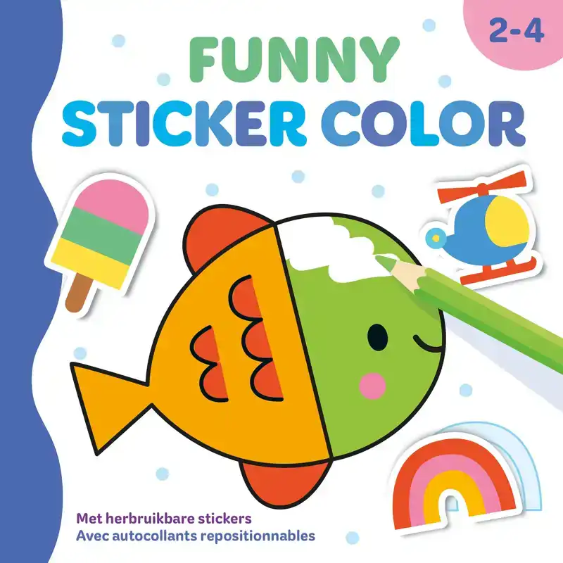 FUNNY STICKER COLOR (2-4 J.) / FUNNY STICKER COLOR (2-4A.)