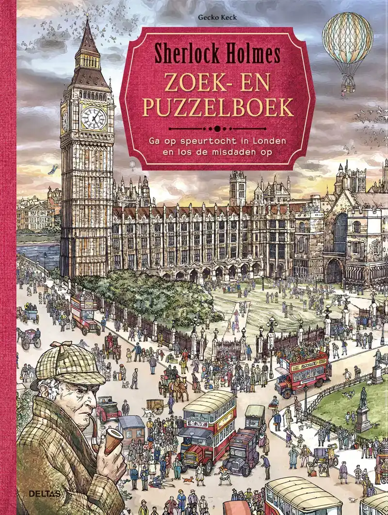 SHERLOCK HOLMES ZOEK- EN PUZZELBOEK