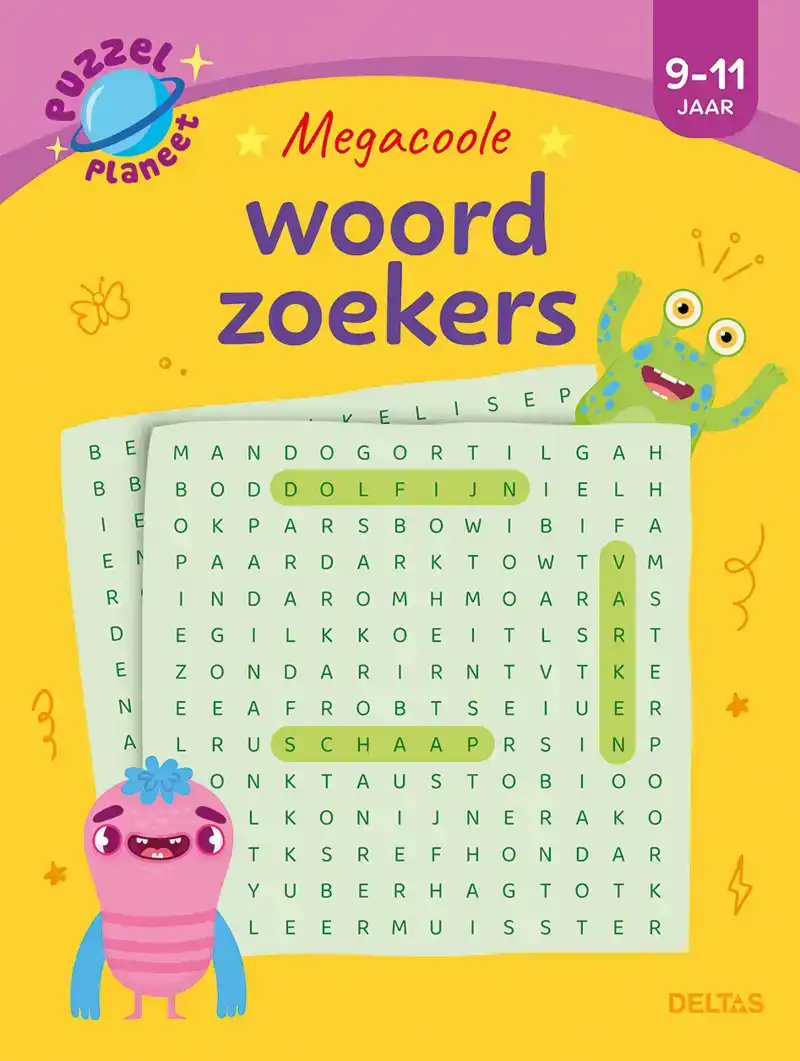PUZZELPLANEET - MEGACOOLE WOORDZOEKERS