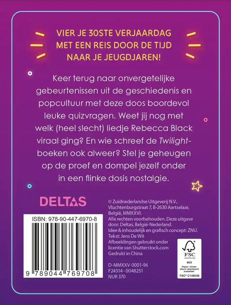 QUIZ HOERA 30 JAAR!