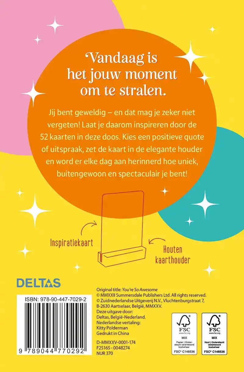 JIJ BENT GEWELDIG! - 52 INSPIRATIEKAARTEN