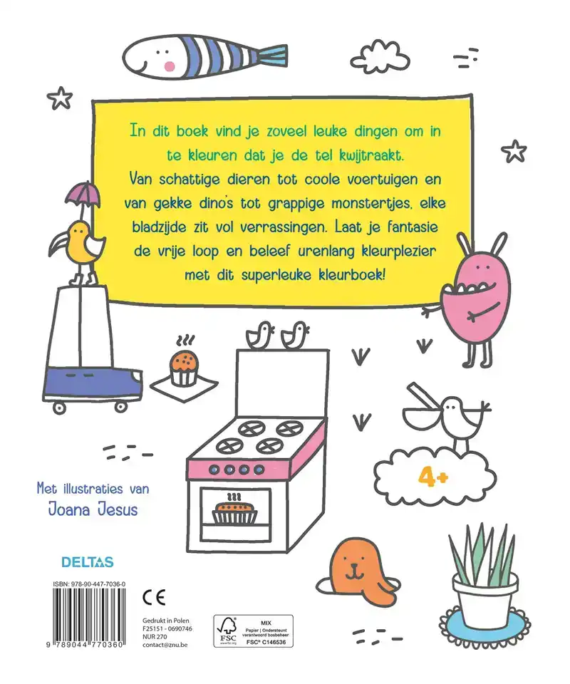 101 DINGEN OM TE KLEUREN