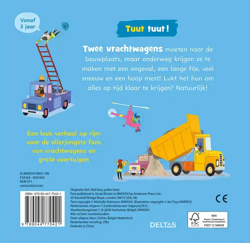 TUUT TUUT - AAN DE SLAG! EEN BOEK VOL LEUKE VRACHTWAGENS