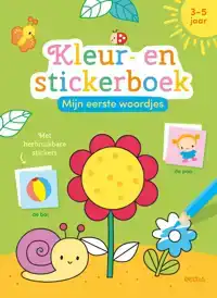 MIJN EERSTE WOORDJES KLEUR- EN STICKERBOEK