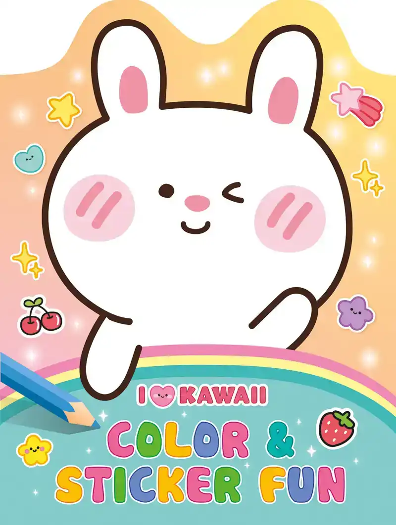 KAWAII - COLOR & STICKER FUN