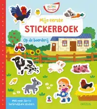 MIJN EERSTE STICKERBOEK KLEINE HANDJES - OP DE BOERDERIJ