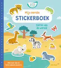 MIJN EERSTE STICKERBOEK KLEINE HANDJES - DIEREN VAN DE WEREL