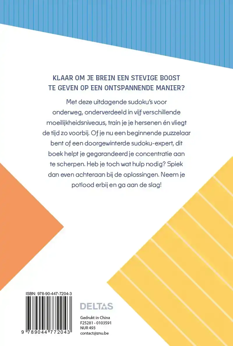 BRAIN BOOSTERS - SUDOKU'S VOOR ONDERWEG