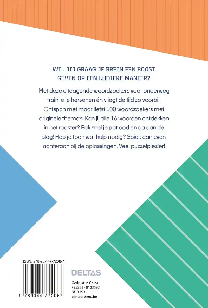 BRAIN BOOSTERS - WOORDZOEKERS VOOR ONDERWEG