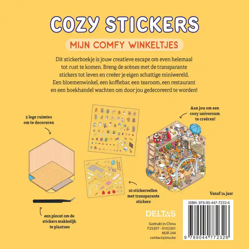 COZY STICKERS - MIJN COMFY WINKELTJES