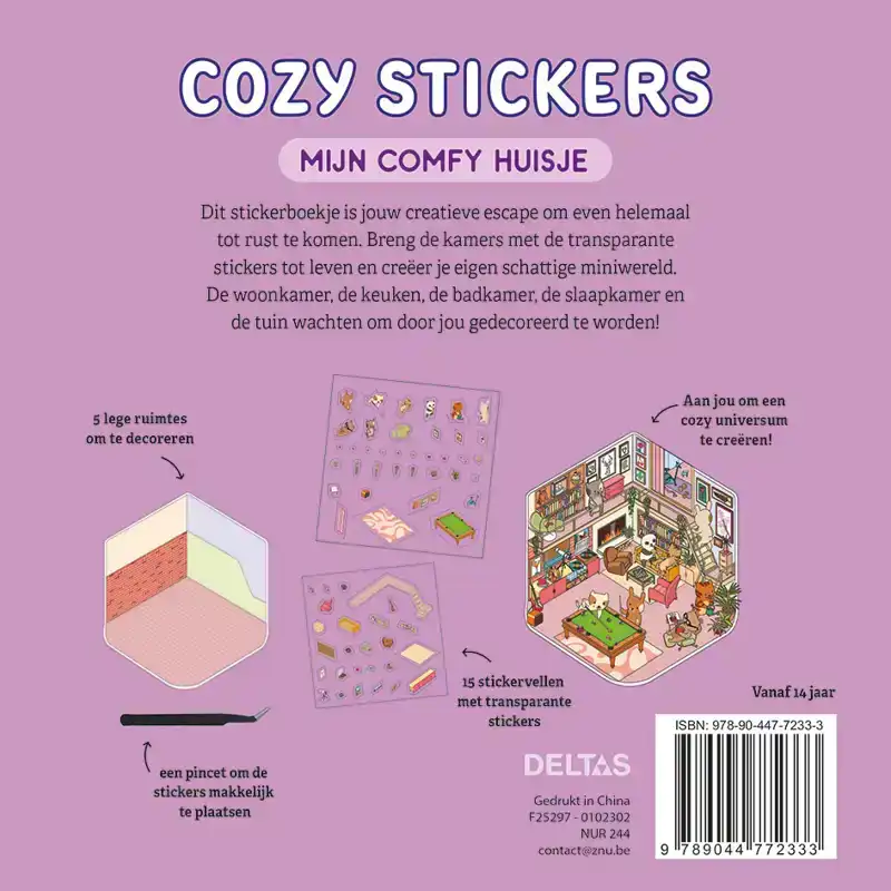 COZY STICKERS - MIJN COMFY HUISJE