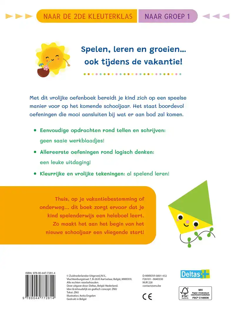 VAKANTIE OEFENPRET - ALLEREERSTE TEL- EN SCHRIJFOEFENINGEN (