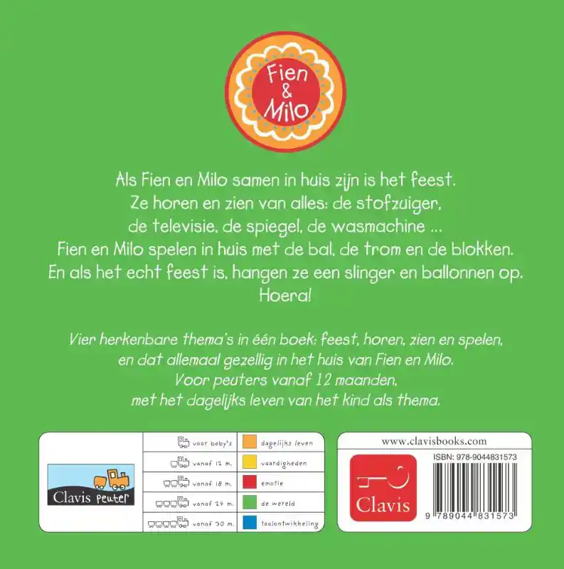 FIEN EN MILO. FEEST IN HUIS